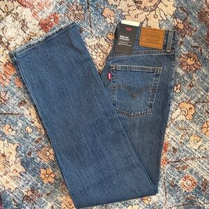 Levi's Women's Ribcage Straight Jeans in Classic Blue NWT